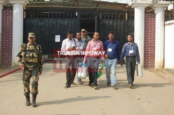 Dhanpur, Sonamura under tight securities : Indo-Tibet border Police deployed at Sonamura, BSF at Dhanpur for crucial re-polls